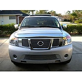 T-Rex Truck Products Grille Insert - Horizontal Bar Polished Aluminum - 21784