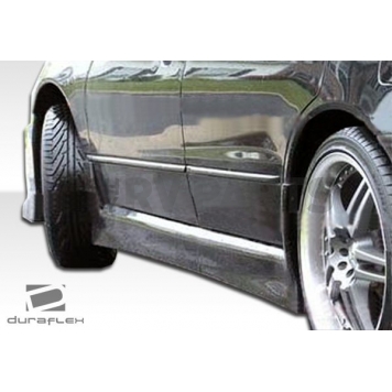 Extreme Dimensions Side Skirt - Primered Fiberglass Reinforced Plastic Black Set of 2 - 102138-4