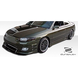Extreme Dimensions Side Skirt - Primered Fiberglass Reinforced Plastic Black Set of 2 - 102175