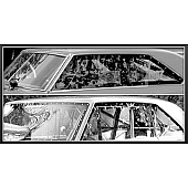 Harwood Fiberglass Door Window - Margard Polycarbonate Clear - 14931T