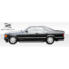 Extreme Dimensions Side Skirt - Primered Fiberglass Reinforced Plastic Black Set of 2 - 102238