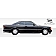 Extreme Dimensions Side Skirt - Primered Fiberglass Reinforced Plastic Black Set of 2 - 102238