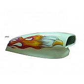 JSP Automotive Hood Scoop - Bare Fiberglass Primered - JSP025