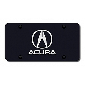 Automotive Gold License Plate - Acura Stainless Steel - PLACUEB