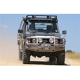 ARB Bumper Steel Powder Coated Commercial Bar Black 1-Piece - 3412200