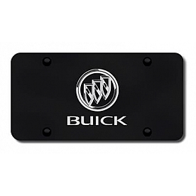 Automotive Gold License Plate - Buick Stainless Steel - PLBUIEB