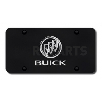 Automotive Gold License Plate - Buick Stainless Steel - PLBUIEB