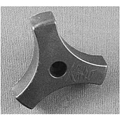 Strybuc Window Crank Knob - Triangular Plastic Black Single - 710CBLK