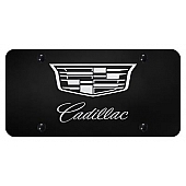 Automotive Gold License Plate - Cadillac Stainless Steel - PLCAD3EB