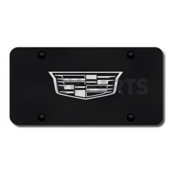 Automotive Gold License Plate - Cadillac Stainless Steel - PLCAD3LEB