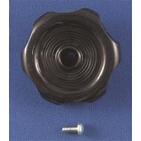 Strybuc Window Crank Knob - Round Plastic Black Single - 743CBLK