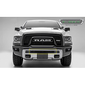 T-Rex Truck Products Bumper Grille Insert Overlay Powder Coated Black Aluminum - 254641B