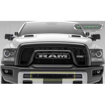 T-Rex Truck Products Bumper Grille Insert Overlay Powder Coated Black Aluminum - 254641B-1
