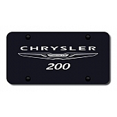 Automotive Gold License Plate - Chrysler 200 Stainless Steel - PLCHR200EB
