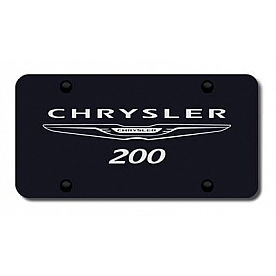Automotive Gold License Plate - Chrysler 200 Stainless Steel - PLCHR200EB