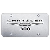 Automotive Gold License Plate - Chrysler 300 Stainless Steel - PLCHR300ES