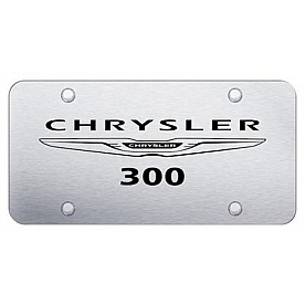 Automotive Gold License Plate - Chrysler 300 Stainless Steel - PLCHR300ES