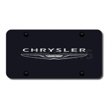 Automotive Gold License Plate - Chrysler Stainless Steel - PLCHRNLEB