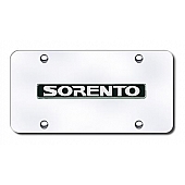 Automotive Gold License Plate - Sorento Stainless Steel - SORNCC