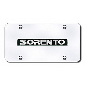 Automotive Gold License Plate - Sorento Stainless Steel - SORNCC