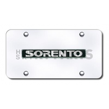 Automotive Gold License Plate - Sorento Stainless Steel - SORNCC