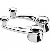 Billet Specialties Vent Window Handle Traditional Aluminum Anodized Set Of 2 - 47525