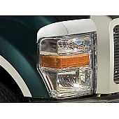 Putco Headlight Trim - ABS Plastic Silver Set Of 2 - 401262