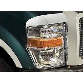 Putco Headlight Trim - ABS Plastic Silver Set Of 2 - 401262