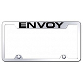 Automotive Gold License Plate Frame - Silver Stainless Steel - TFENVEC