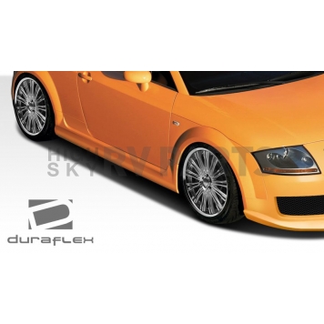 Extreme Dimensions Side Skirt - Primered Fiberglass Reinforced Plastic Black Set of 2 - 108155