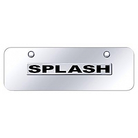 Automotive Gold License Plate - Splash Stainless Steel - SPLNCCM