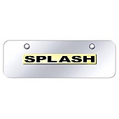 Automotive Gold License Plate - Splash Stainless Steel - SPLNGCM
