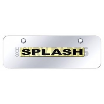 Automotive Gold License Plate - Splash Stainless Steel - SPLNGCM