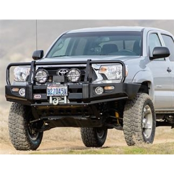 ARB Bumper Steel Powder Coated Deluxe Bar Black 1-Piece - 3438100