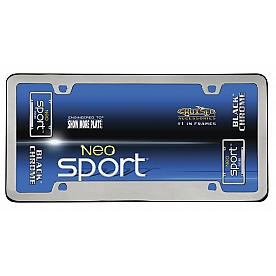 Cruiser License Plate Frame - Neo Sport Die Cast Zinc - 15180