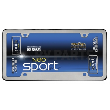 Cruiser License Plate Frame - Neo Sport Die Cast Zinc - 15180