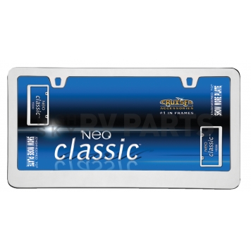 Cruiser License Plate Frame - Neo Classic Die Cast Zinc - 15330