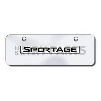 Automotive Gold License Plate - Sportage Stainless Steel - SPONCCM