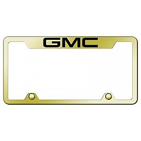 Automotive Gold License Plate Frame - Gold Stainless Steel - TFGMCEG