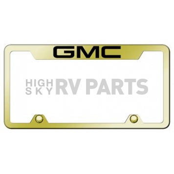 Automotive Gold License Plate Frame - Gold Stainless Steel - TFGMCEG