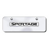 Automotive Gold License Plate - Sportage Stainless Steel - SPONGCM