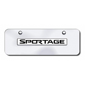 Automotive Gold License Plate - Sportage Stainless Steel - SPONGCM
