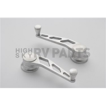Lokar Performance Window Crank Handle - Aluminum Silver Set Of 2 - IDH2012