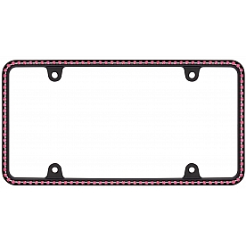 Cruiser License Plate Frame - Diamondesque Die Cast Zinc - 18156