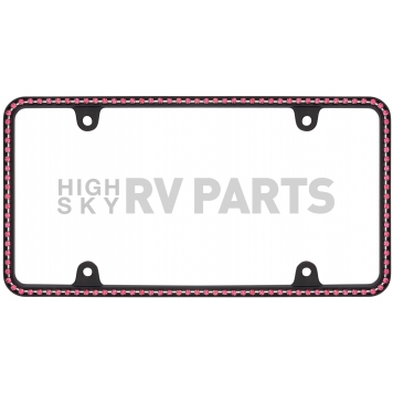Cruiser License Plate Frame - Diamondesque Die Cast Zinc - 18156