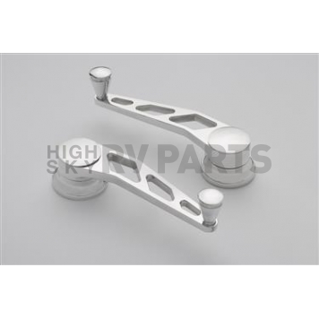Lokar Performance Window Crank Handle - Aluminum Silver Set Of 2 - IDH2013