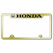 Automotive Gold License Plate Frame - Gold Stainless Steel - TFHONEG