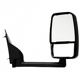 Velvac Exterior Mirror Manual Rectangular Black - 714520