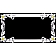 Cruiser License Plate Frame - Daisy Die Cast Zinc - 19130