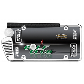 Cruiser License Plate Frame - Golf Club Die Cast Zinc - 19509